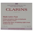 thumbnail image 5 of Clarins Multi Active Night Targets Fine Lines Revitalizing Night Cream 1.7 oz Skin Care 3666057016035, 5 of 6