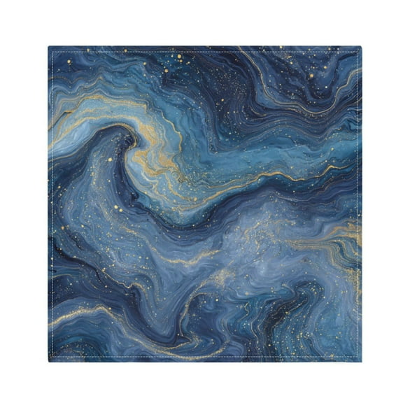 Cloth Napkins Set of1 100% Satin Peachskin Velvet 20x20inx1 Napkins Cloth napkins are washable Soft and Absorbent Star Marble Swirls
