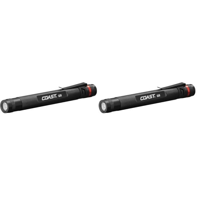 Juego de 2 Linternas LED de Inspección Coast G20, 54 Lúmenes, Negro
