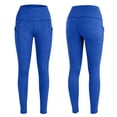 thumbnail image 5 of WPPGONE Big Girls Activewear Workout Leggings Teen High Waist Stretchy Athletic Yoga Pants with Side Pockets Slim Fit Sporty Trousers for Running and Gym, 5 of 9