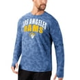 thumbnail image 4 of Men's MSX by Michael Strahan Royal Los Angeles Rams Camo Performance Long Sleeve T-Shirt, 4 of 4