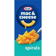 Kraft Spirals Original Mac N Cheese Dinner, 5.5 oz Box, Shelf-Stable