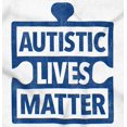 thumbnail image 2 of Autism Awareness Hoodies Sweat Shirts Sweatshirts Autistic Lives Matter Support Run Walk, 2 of 6