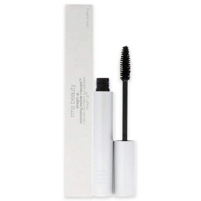 RMS Beauty Máscara Máscara de pestañas voluminizadora de péptidos Straight Up - HD Black 0.34oz RMS Beauty RMS Beauty Máscara 0.34oz