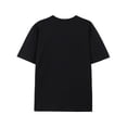 thumbnail image 3 of Letter Print Comfy Cotton T-shirt, Men's Casual Street Style Stretch Round Neck Shirt For Summer Tee For Adult, Men, Women, Teen, Teenager, Adolescent, Youth, 3 of 7
