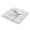 White, variant on Prestige and Fancy Jewelry Box, Luxurious Jewelry Gift Box 3.5 x 3.5 x 1, 96 pack for Bracelets, Necklace, Pearls Keychains Cotton Filled Small Cardboard gift boxes with lids, Silver White