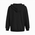 thumbnail image 5 of Godom Women's Sweatshirt Quarter-Zip V Neck Fleece Pullover Hoodie Oversized Hoodies, 5 of 7