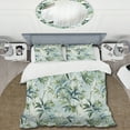 thumbnail image 2 of Designart "Tranquil Bamboo In The Tropics" Green Tropical Bedding Covert Set - Tropical Bed Set With 2 Shams, 2 of 5