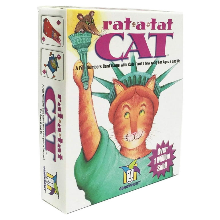 Gamewright - Rat-A-Tat Cat - Card Game, Ages 6+ (2-6 players) 