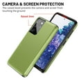 thumbnail image 4 of Dteck Case for Samsung Galaxy S21 Ultra 6.8-inch,Shockproof Wallet Card Slot Holder Pocket Slide Slim Fit Dual Layer Soft TPU Hard PC Hybrid Protective Back Cover,Green, 4 of 6