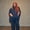 multicolored, variant on Women’s Black Plus Size Oversized Poncho Hoodie Set