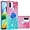 Powder Blue, variant on Clear Case for Xiaomi Redmi A1 with Kickstand for Girls Women, Floating Liquid Holographic Sparkle Glitter Case Bling Gradient Quicksand Cover for Xiaomi Redmi A1/A1 JB Pink Mauve