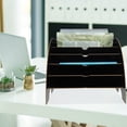 thumbnail image 5 of OUNONA Stackable Storage Holder Desktop Paper Files Storage Rack Assembly Document File Organizer, 5 of 8