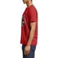 thumbnail image 2 of United States 250th Anniversary Red Graphic T Shirts for Men, 1776-2026 Retro Flag Design Crewneck Tee with Heat Transfer Craft - S, 2 of 3