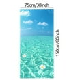 thumbnail image 3 of Guanhe Ocean Series Blue Beach Towel (30x60) Travel Beach Towel for Adults Lightweight Microfiber, Soft, Quick Dry, Sand Free, for Swimming, Pool, Camping, Yoga, 3 of 4