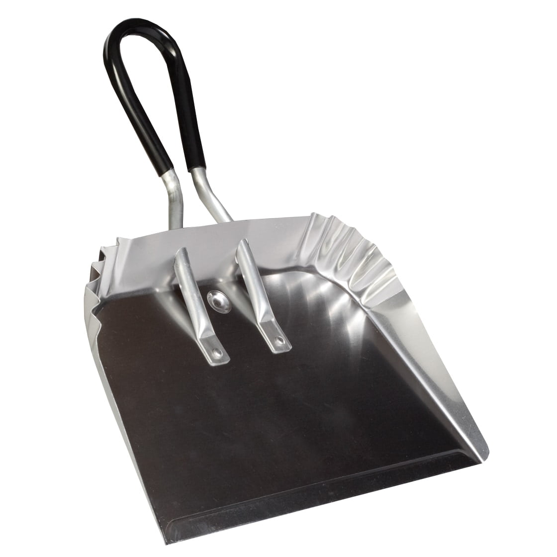 DQB Industries 17" Metal Dust Pan with Soft Grip Handle