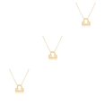 thumbnail image 1 of Sonducket DIY collar de amistad ajustable cómodo Ins a prueba de herrumbre superficie lisa ligero accesorio de moda Libra oro Type1 NO1 Sonducket CBP198528, 1 of 6