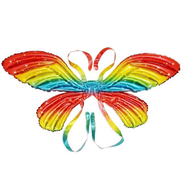 CSChome Party Balloon Reusable Gradient Ramp Party Balloon: Colorful Photography Prop Kids Back Hanging