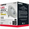 thumbnail image 2 of Satco S12247 12W 12V AR111 COB LED Flood Light Bulb 3000K 900L G53 Base (1 Pack), 2 of 12
