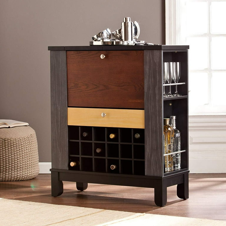 Crate and barrel wine cabinet discount