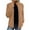 Khaki, variant on XFLWAM Women's Fleece Sherpa Coat Winter Stand Neck Cozy Fluffy Plush Jacket Casual Solid Open Front Zipper Outwear with Pocket Blue XXL