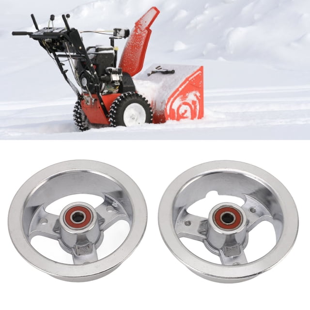 3.00-4 Rear Wheel Rim, Enhanced Riding Experience Easy Installation Multifunctional 4 Inch Rear Wheel Rim Replacement with 600RS Bearing for Snow Blower