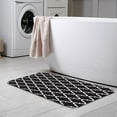 thumbnail image 6 of Moroccan Pattern Bath Rugs Non Slip Bath Mat 16x24 Inch Quick Dry Super Absorbent Thin Bath Rug Fit Under Door Washable Bath Floor Rugs for Bathroom Bathtub Shower Sink,Multi 2, 6 of 6