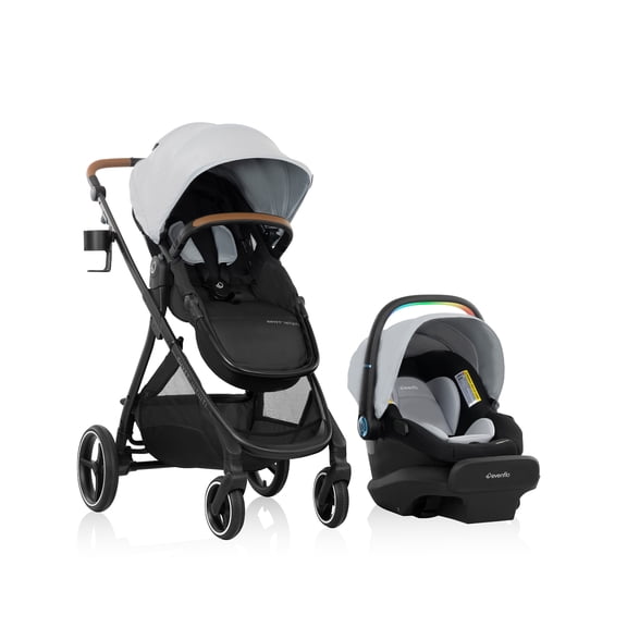Evenflo Shyft Intuiti Travel System Featuring LiteMax NXT Preemie and Infant Car Seat with SensorySoothe