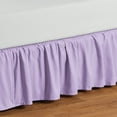 thumbnail image 3 of Your Zone Lilac Ruffled Microfiber Bed Skirt, Twin, 3 of 5