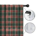 thumbnail image 4 of Blackout Kids Curtains,Green and Red Christmas Plaid Pattern Childrens Insulated Curtains Set Of 2,Bedroom Essentials,Toddler Room Decor 42"x54", 4 of 5