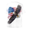 thumbnail image 6 of mgoYE 250th Anniversary USA T-Shirt Men's American 250th Anniversary Printed Casual Sweatshirt 250 Years 1776–2026 Patriotic Button Shirt(White,6XL), 6 of 6