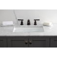 thumbnail image 3 of Kingston Brass KB8965CKL Kaiser Two-Handle 3-Hole Deck Mount Widespread Bathroom Faucet with Pop-Up Drain in Oil Rubbed Bronze, 3 of 8