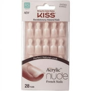 KISS Salon Acrylic Natural Nails - Breathtaking - KAN01