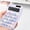 Purple, variant on 12 Digit Desk Calculator, Desktop Calculators with Large LCD Display & Big Buttons, Dual Power Solar & Battery, Standard Basic 4 Function Calculator for Classroom, Office, Home, Business, Teachers