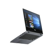 ASUS VivoBook Flip TP412 14 FHD Touch 2-in-1, Intel Core i3-8145U, Intel UHD Graphics 620, 4GB RAM, 128GB SSD, Windows 10 in S Mode, Star Grey, TP412FA-OS31T