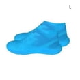 thumbnail image 1 of Couvre-chaussures en Latex Antidérapants Réutilisables Imperméables pour Bottes de Pluie Surchaussures Chaussures (Bleu G), 1 of 3