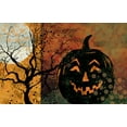 thumbnail image 2 of Art Licensing Studio 32x22 White Modern Wood Framed Museum Art Print Titled - All Hallows Eve IV, 2 of 4