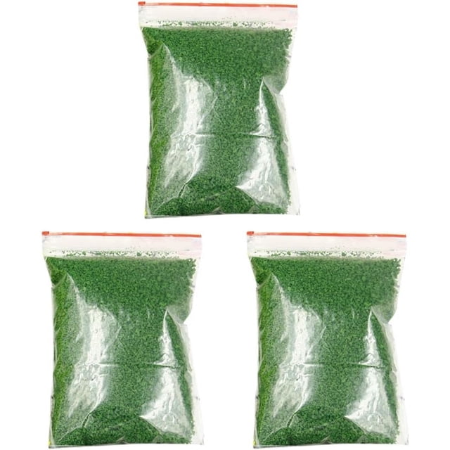 DECHOUS 3 Fake Lawn Mini Plants Faux Moss Decor Terrain Scenery Grass Flock Powder Basing Material DIY Sand Table Moss Scatter