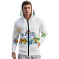 thumbnail image 2 of The Octonauts Jacket Casual Oversized Hoodie Stylish Zipper Hooded Sweatshirt Warm Loose Outerwear 5XL, 2 of 8