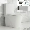 thumbnail image 5 of St. Tropez One Piece Elongated Toilet Dual Vortex Flush 1.1/1.6 gpf with 10" Rough In, 5 of 16