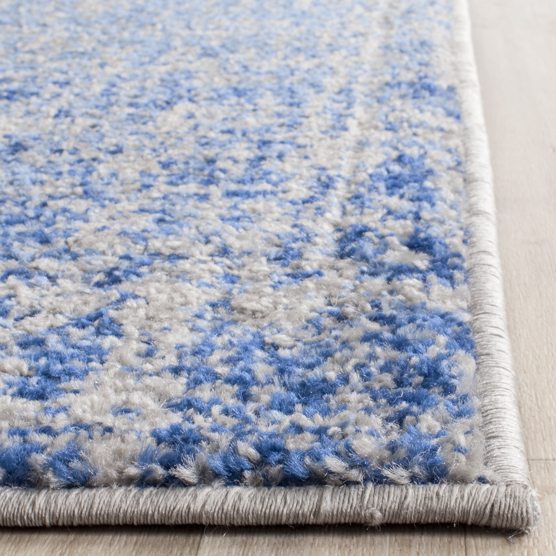 Safavieh Adirondack Kiersten Abstract Runner Rug, Blue/Silver, 2'6" x 10'