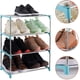 thumbnail image 4 of 4-tier Stackable Small Shoe Rack, Lightweight Shoe Shelf Storage Organizer For Entryway, Hallway And Closet (blue), 4 of 4