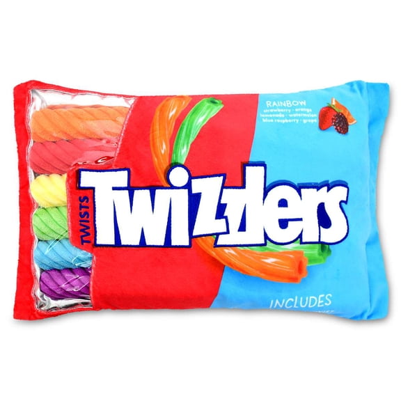 Sour Patch Kids Rainbow Twizzlers Packaging Fleece Plush Set