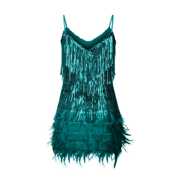 emerald green fringe dress Emerald Green Fringe Knit V-neck Maxi Dress
