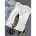 thumbnail image 3 of Feather T-Shirt Women -Smartprints Designs, Female 5X-Large, 3 of 4
