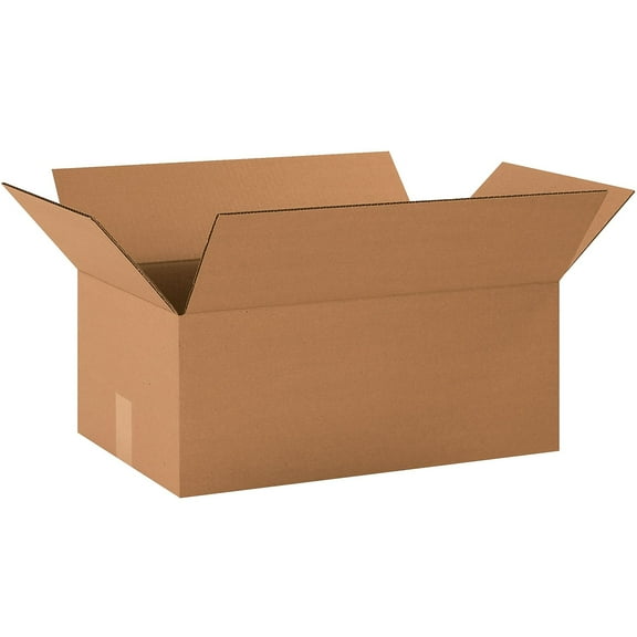 Box Partners Corrugated Boxes 19" x 12" x 7" Kraft 25/Bundle 19127