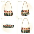 thumbnail image 7 of FORMRS Womens Shoulder Bag with Chain Strap Clutch Purse Cute Tote Handbag, Jungle Stamp, 7 of 7