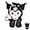 Ku-romi, variant on 13.75" Graduation Plush, Cute Kitty Plush Toy Graduation Decorations Class of 2024, Cartoon Anime Figure Kitty Cat Graduation Stuffed Animals Plushies Doll Kawaii Graduation Gifts for Girls Fans