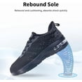thumbnail image 4 of GOOBON Wide Toe Box Shoes Women Athletic Running Tennis Sneakers Wide Width Walking Shoes for Gym Fitness, 4 of 7