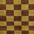 thumbnail image 1 of Ahgly Company Indoor Square Abstract Cinnamon Brown Oriental Area Rugs, 6' Square, 1 of 6